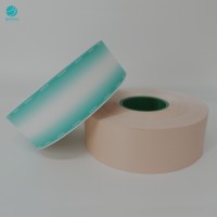 64mm White Tipping Base Tobacco Filter Paper Rod Cig Wrapping ISO9001 Standard With Glossy Oil