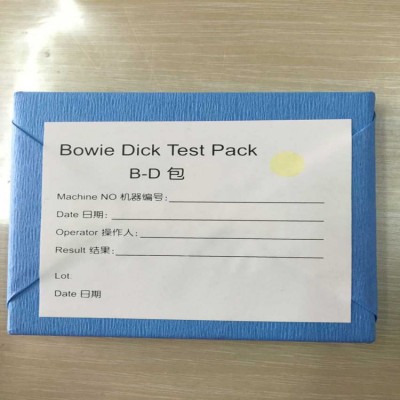 Disposable Bowie Dick Test Pack for steam sterilizer