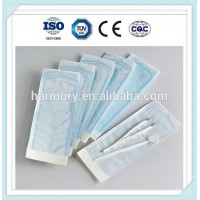 medical disposable self sealing sterilization pouch for medical packaging for syringe infusion set surgical tools